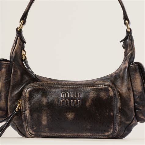 miu miu brown leather bag|miu mini handbags.